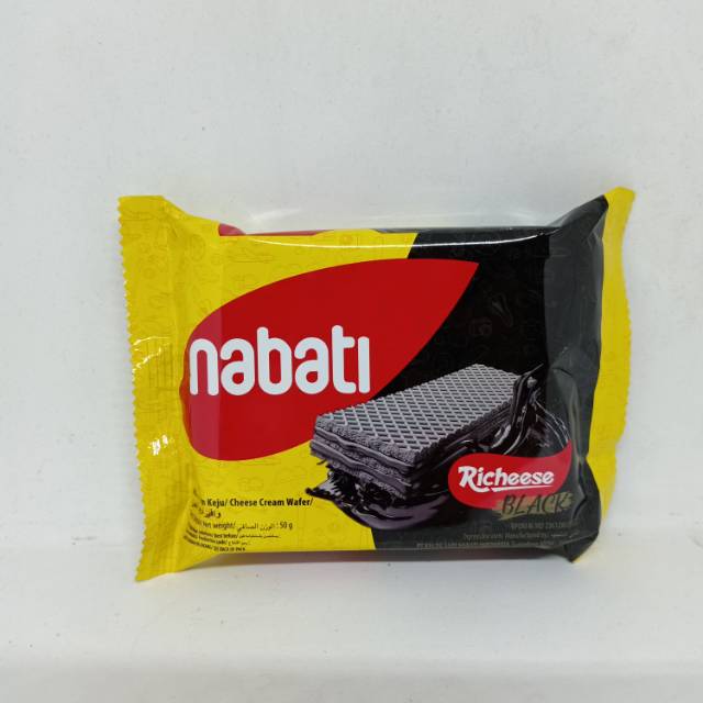 BARU RICHEESE NABATI CREAM CHEESE 50GR / KRIM KEJU / NABATI WAFER / NABATI BLACK / WAFEE HITAM