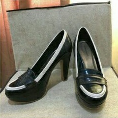 bellagio classic pump high heels sepatu kerja prelove 37 brown