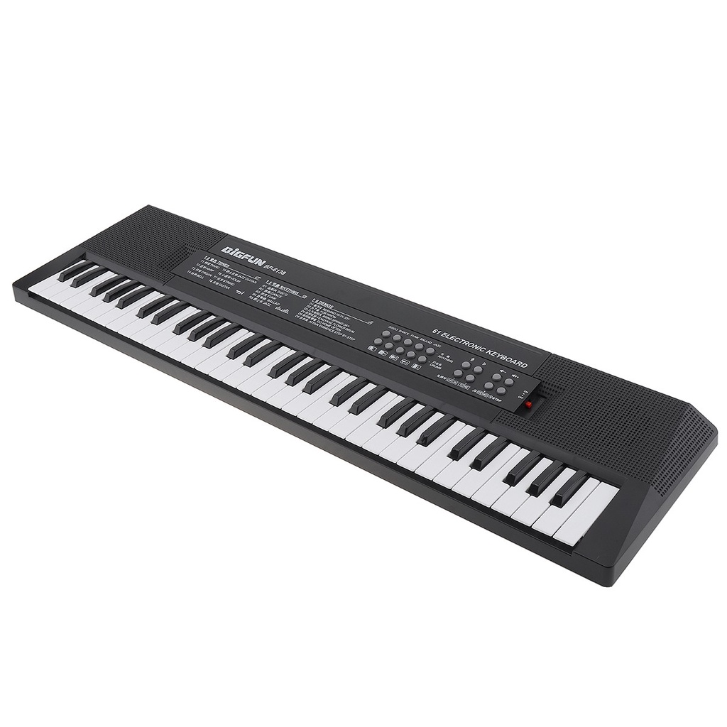 Keyboard Piano Elektronik Digital 61 Tuts Dengan Mikrofon