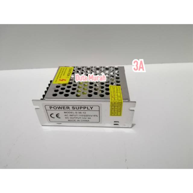 Power Supply Adaptor CCTV 3A 12V