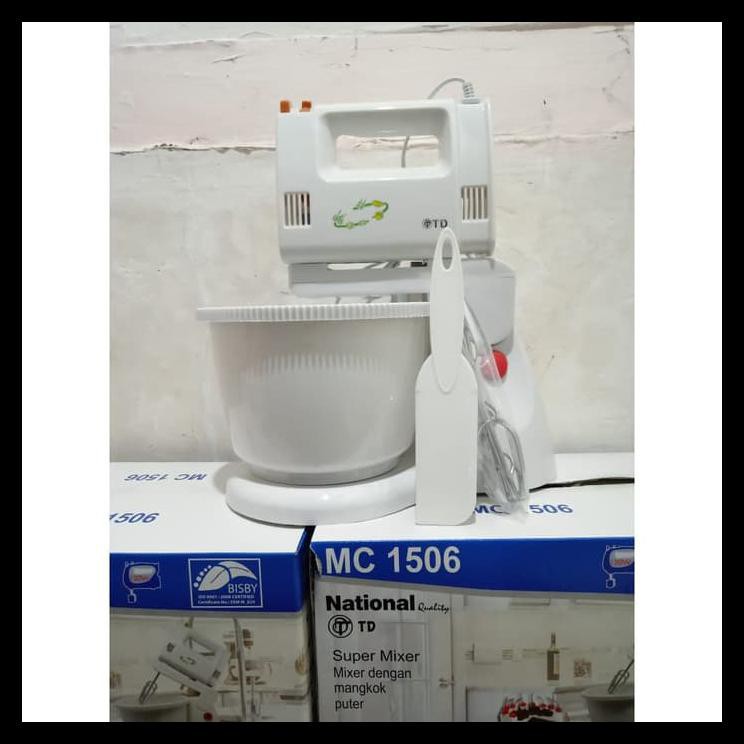 Mixer TD National MC 1506 / Super Mixer dengan mangkok Putar