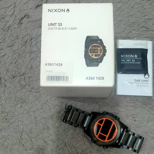 Jam nixon the unit ss matte/black