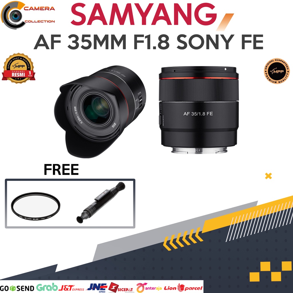 Samyang AF 35mm F1.8 FOR Sony FE / Lensa Samyang AF 35mm F1.8 FE