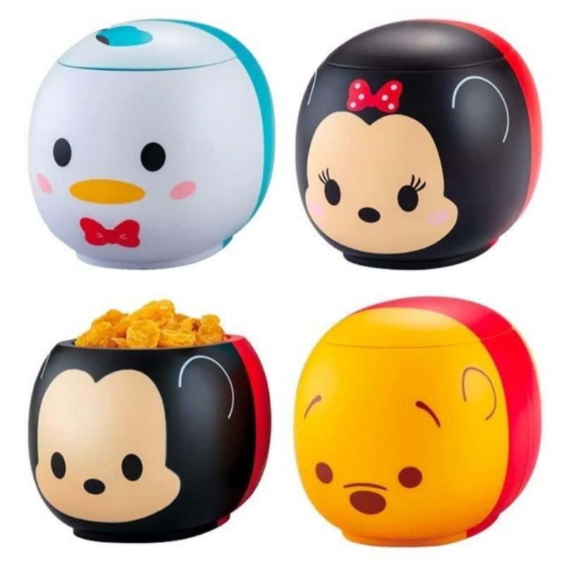 Kellogg's kelloggs tsum tsum bowl mickey minnie Pooh donald