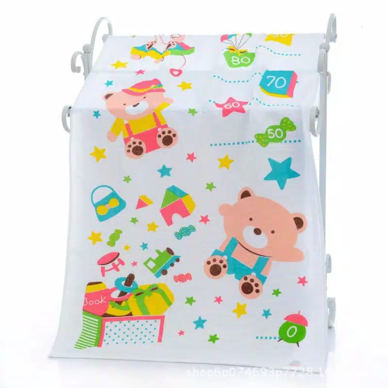 Handuk katun jepang untuk anak atau bayi lembut 120 X 60 cm