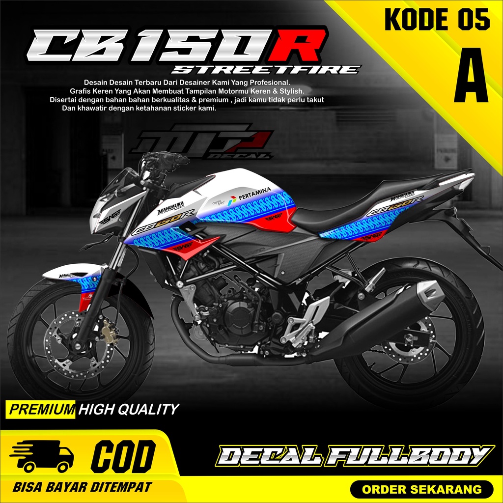 (BISA COD) Decal Sticker Full Body CB150R New 2016 2017 2019 - Dekal Stiker lis CB 150R StreetFire D