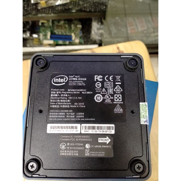 INTEL NUC8I5BEH I5 8259U RAM 8 GB DDR4 HDD 1 TB SIAP PAKAI