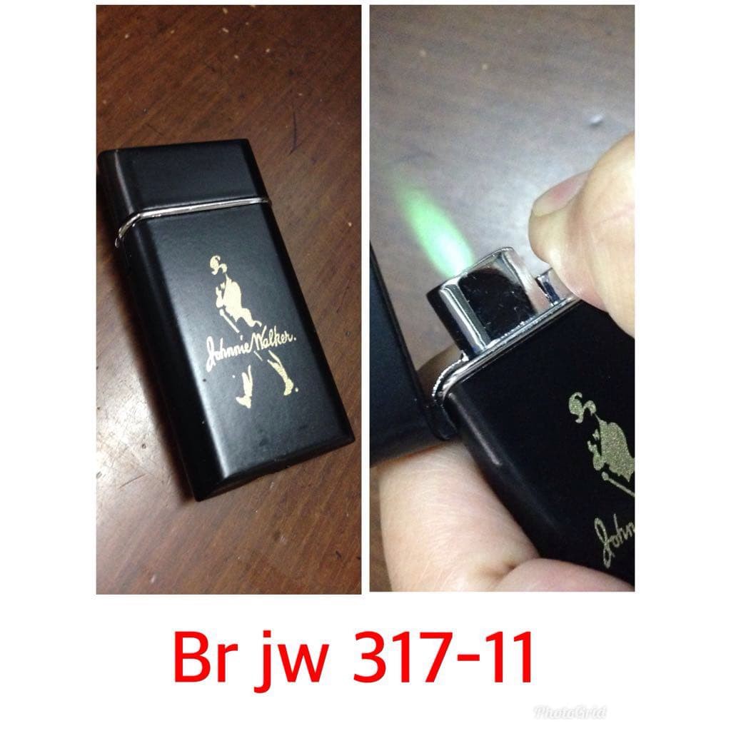 Best Seller! KOREK API BARA JOHNNY WALKER JW 317-11 MANCIS LAS LIGHTER GAS BUTANE Terbatas!