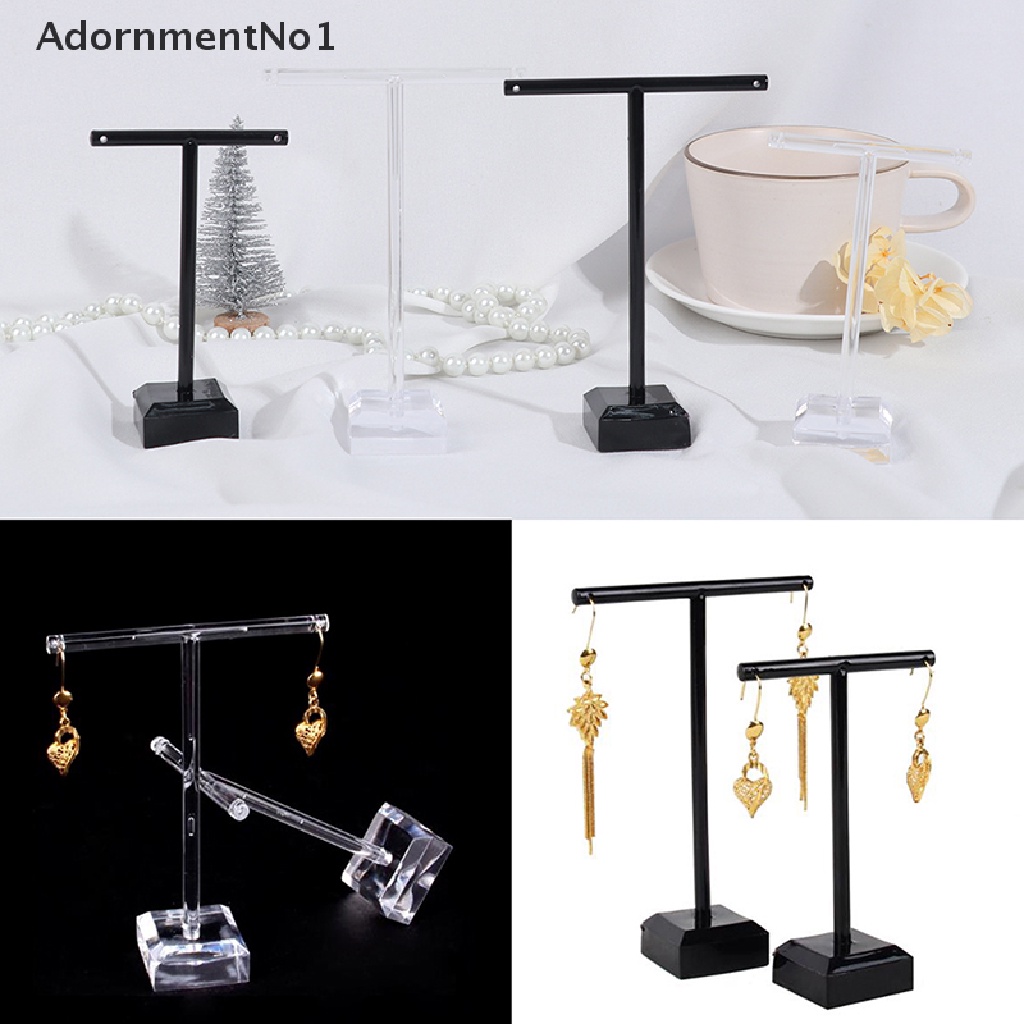 (AdornmentNo1) 2pcs / Set Rak Display / Organizer Anting Bahan Akrilik Untuk Toko / Toko / Pameran