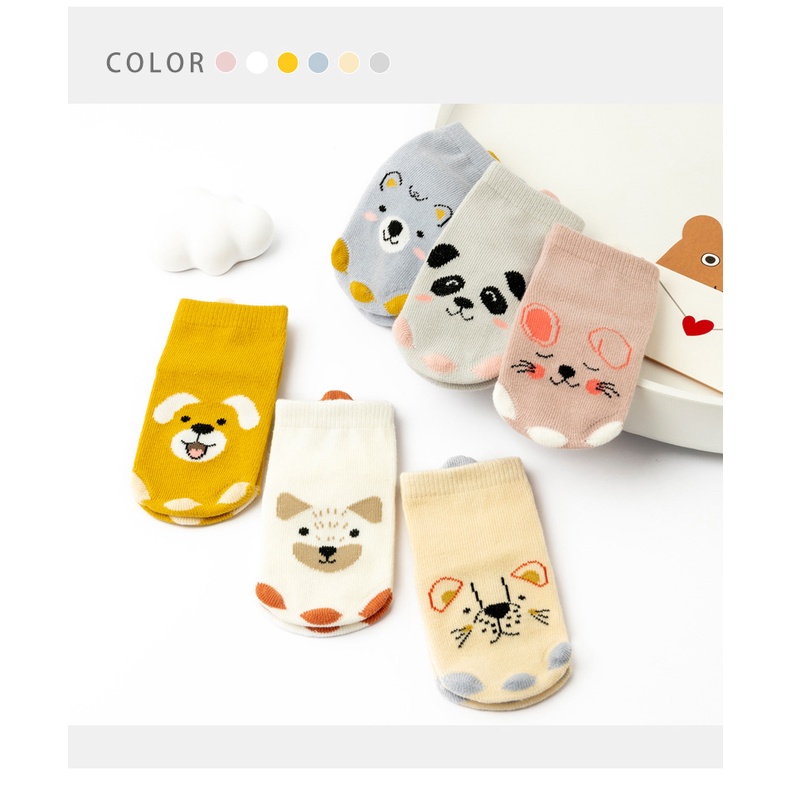 1234OS - Children’s Clow Socks. Kaos Kaki Bayu Bahan Katun Breathable Nyaman di Pakai.