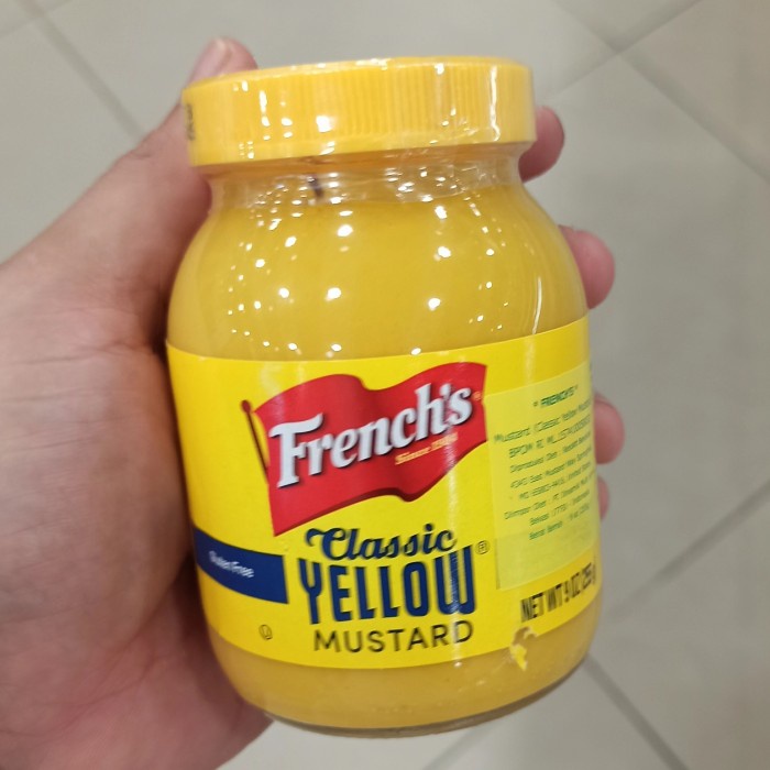 FRENCH'S Classic Yellow Mustard 170gr (6oz) French Mustard Kuning Gluten Free