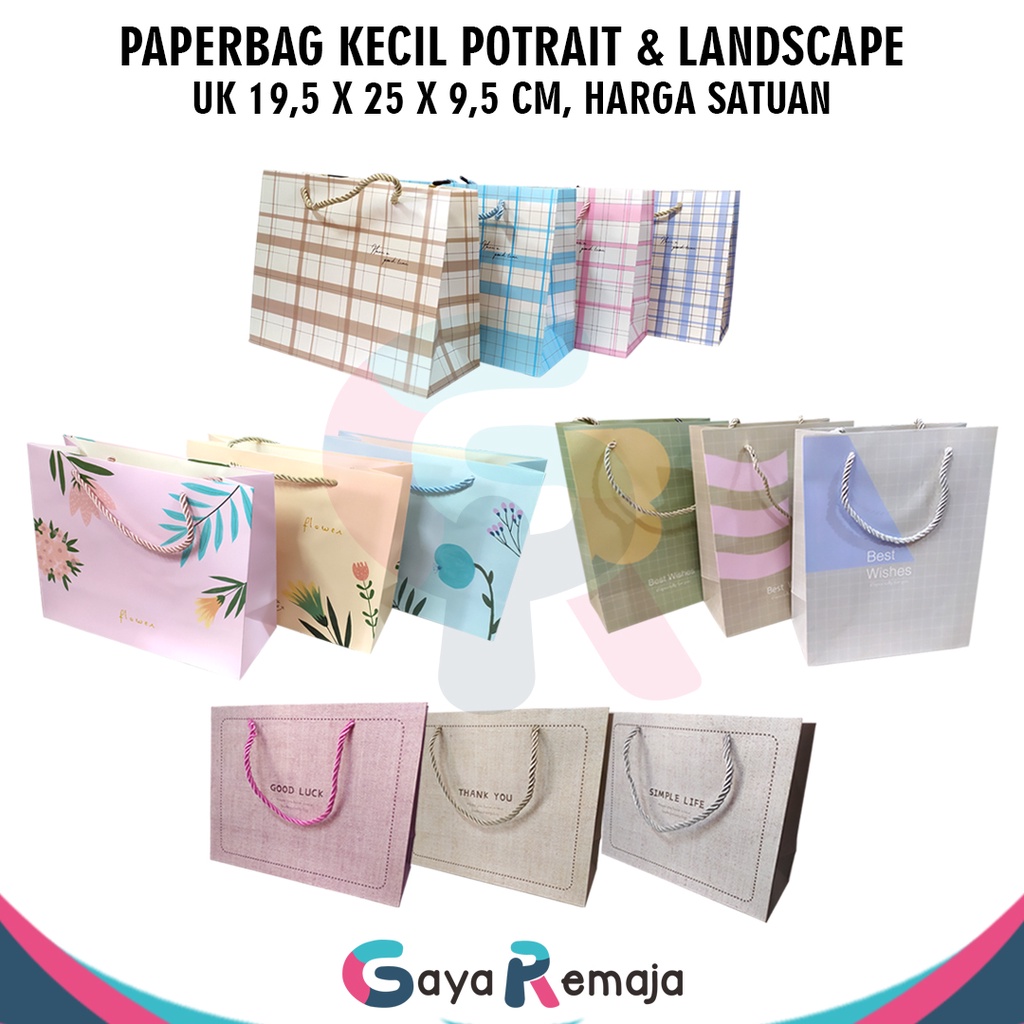 

Paper Bag Landscape | Paper Bag Pita Perekat | tas kado | paper bag ulang tahun | tas hampers | tas souvenir | kraft tebal import