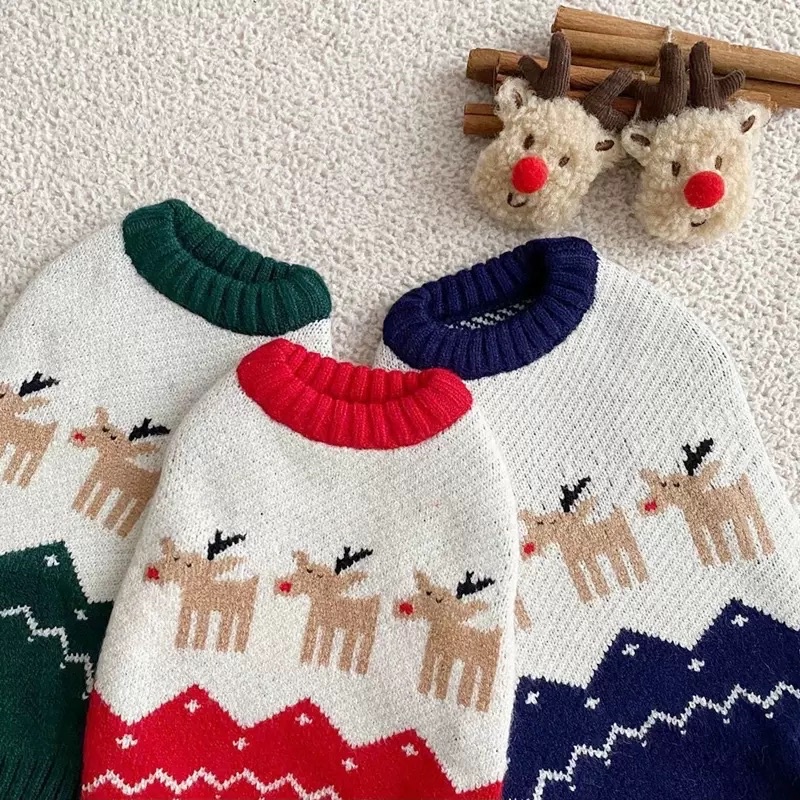 JOLLY Holly Deer SWEATER