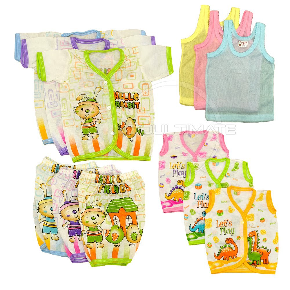 Spesial Paket Baju Bayi Baru Lahir Ekonomis Set Perlengkapan Bayi Set Kado Bayi Newborn PAKET SET-A