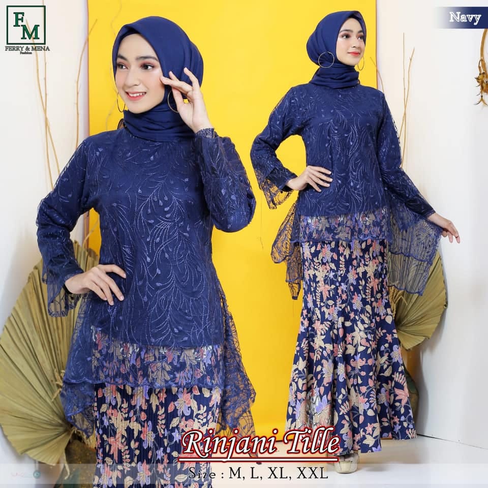 HIGH QUALITY ATASAN KEBAYA RINJANI/ RINJANI TILLE TERBARU 2022/ KEBAYA WISUDA/ KEBAYA KONDANG/ OUTFI