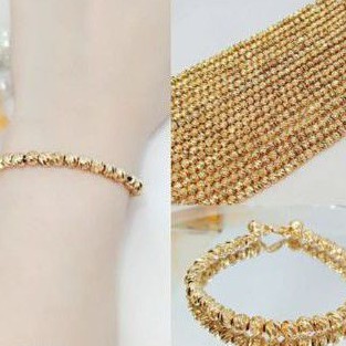 Xuping Perhiasan Gelang Tangan Lapis 24K Terlaris GT401