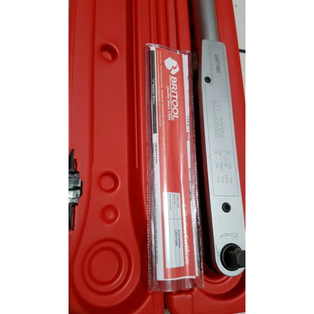 Murah Kunci Moment BRITOOL EVT 600 A Torque Wrench - Kunci Torsi Momen 1/2 "