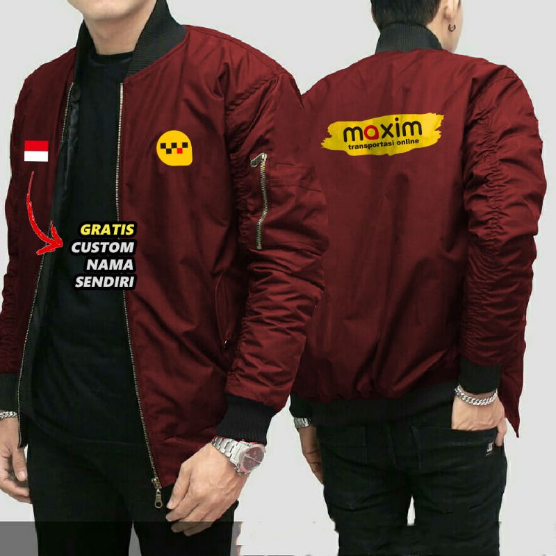 JAKET DRIVER MAXIM - JAKET MAXIM KEREN - ALL JAKET DRIVER TERLENGKAP