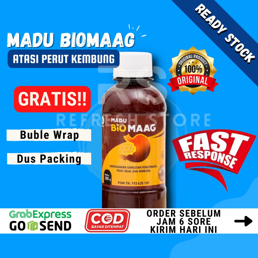 

TERLARIS Madu BioMaag BioMag Obat Sakit Magh Mag Maag Kronis Herbal Asam Lambung GERD Perut Mual Yang Paling Ampuh