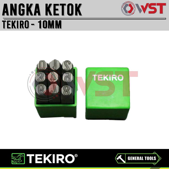 Tekiro Angka Ketok 10mm