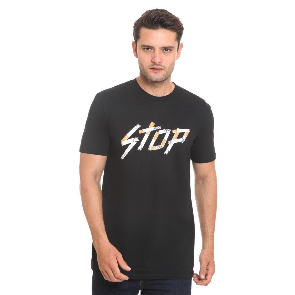 

Kaos Pria Bloopendorse Stop Hitam - END-RI007