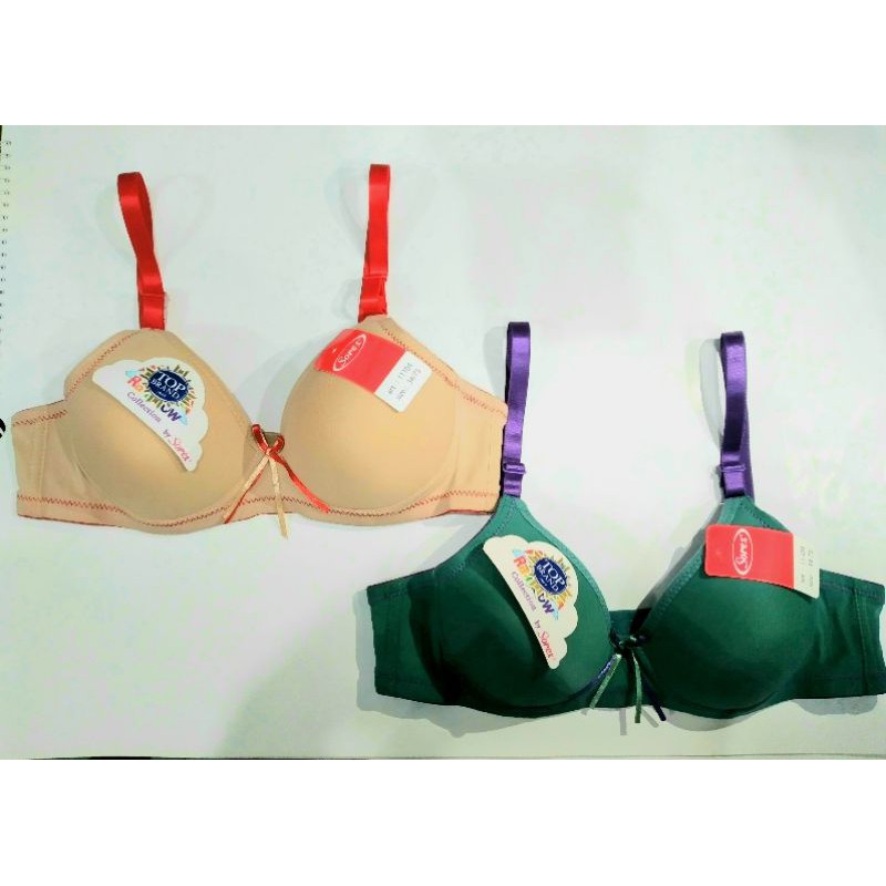 bra sorex rainbow tanpa kawat khusus uk 34/75