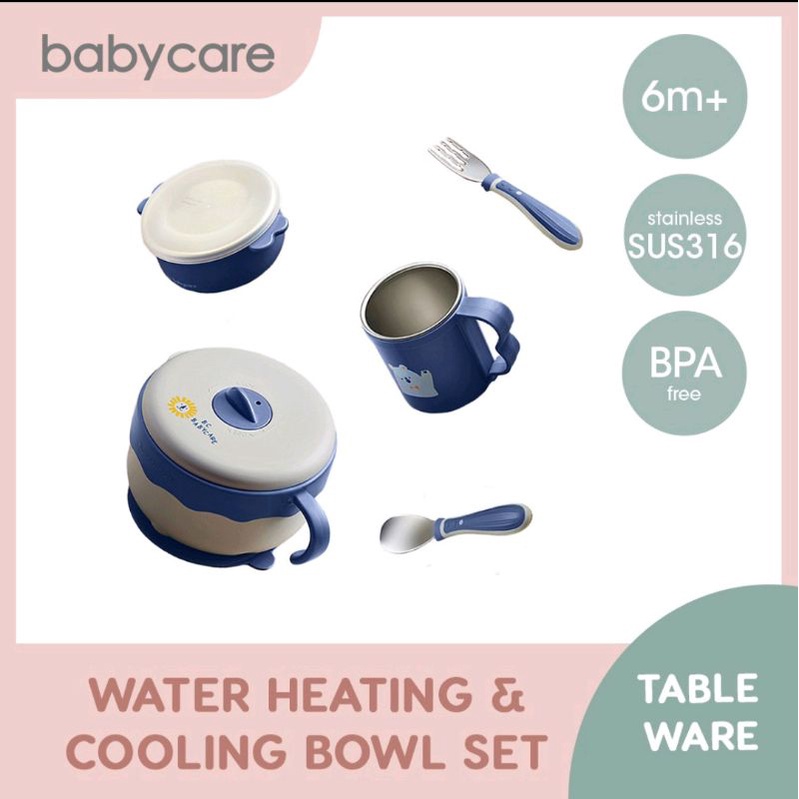 BABYCARE Water Heating &amp; Cooling Bowl Set 5-in-1