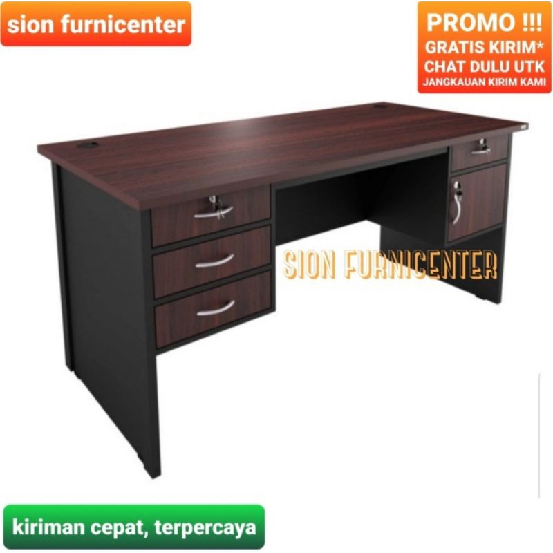 meja kantor 1 biro / meja kantor 1 biro / meja kantor manager 1 biro / meja kerja 1 biro nst1080 / m