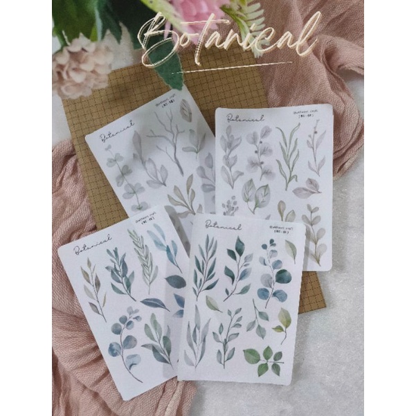 

Botanical Sticker for Journaling