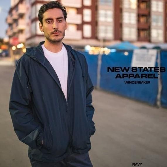 Jaket Windbreaker Pria/Wanita New States Apparel