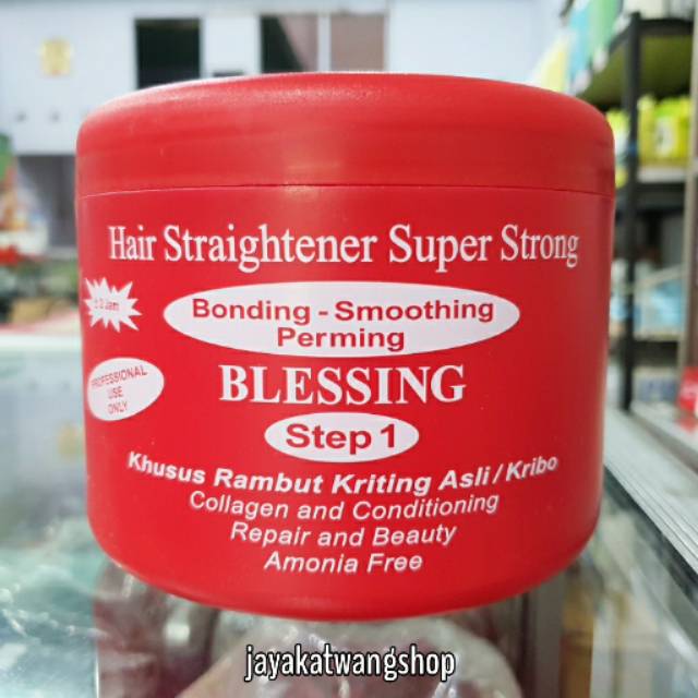 BLESSING STEP 1 1KG (1000gr) | OBAT REBONDING SMOOTHING STRONG / SUPER STRONG / SPA / TREATMENT