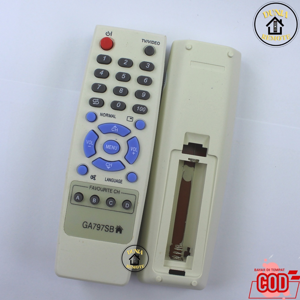 Remot Remote TV SHARP Alexander PICCOLO IIOTTO 797 tanpa setting