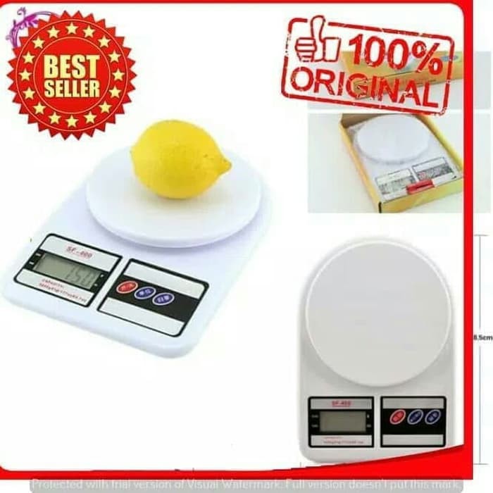 TIMBANGAN DAPUR DIGITAL/ ELECTRONIC KITCHEN SCALE SF-400 BEST SELLER