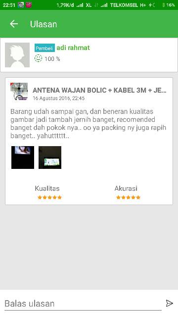 Best Product !! KABEL ANTENA KITANI 20M TANPA BOSTER HIGH QUALITY Siaran TV jadi Lebih jernih Jelas