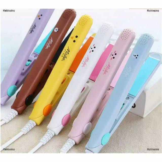 Cod - F77 Catok Mini Lucu Catokan Rambut Multifungsi 2 in  / Catok Mini travelling