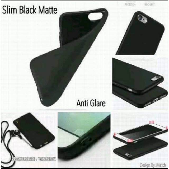 SLIM MATTE BLACK /SOFTCASE BLACK TERMURAH