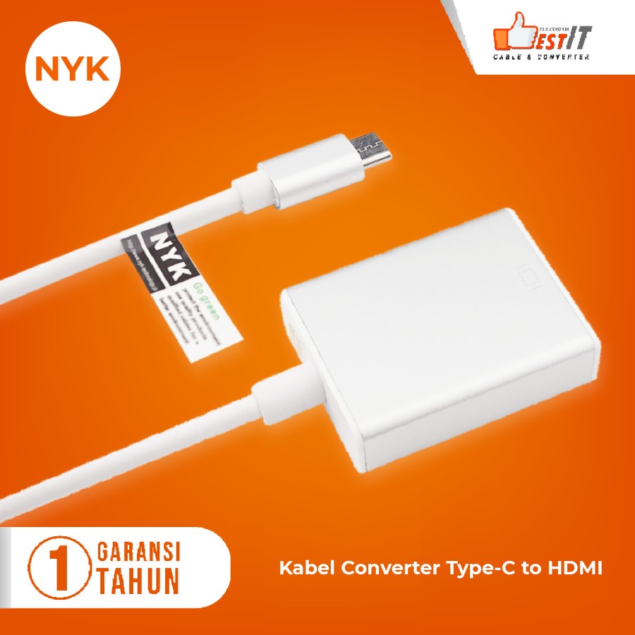 USB 3.1 Type C to HDMI Cable Converter NYK