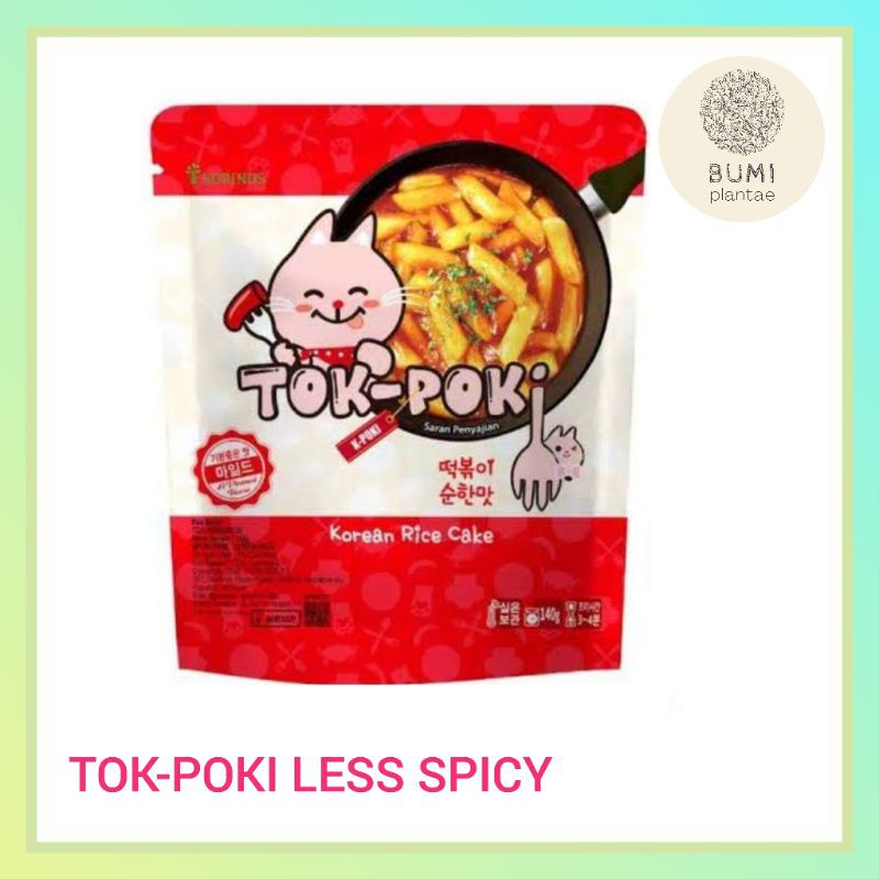 

Tok Poki Korean Rice Cake Korinus Tteokbokki Mild 140 gr