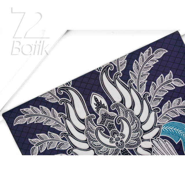 KAIN BATIK PREMIUM Bahan Katun Primissima Warna Biru Dongker Motif Aksara Elegan 724792 Cap 72 Jarik Jarit Samping Kebat Panjang Batik Katun Modern Premium Bahan Seragam Batik Pernikahan Kantor Keluarga Murah Kamen Jadi Batik Bali Lembaran