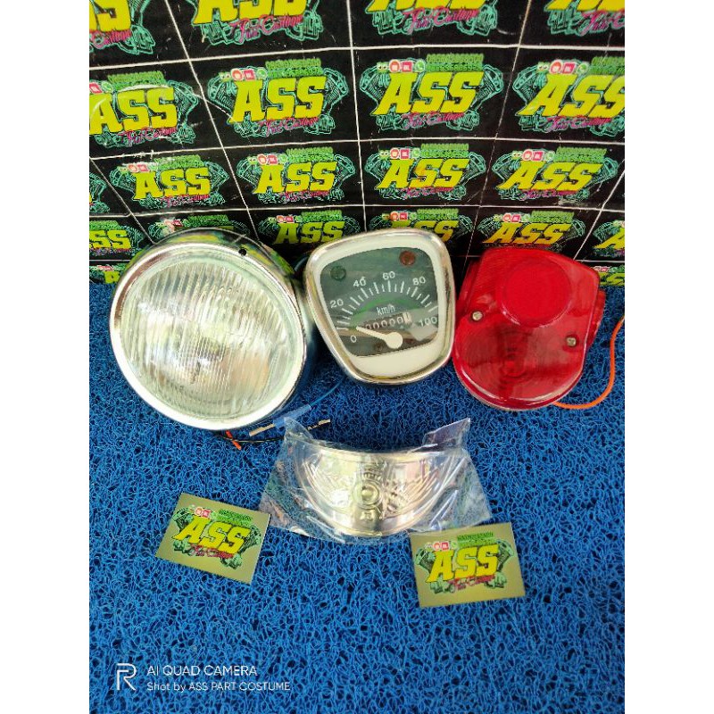 Lampu honda C70 komplit-headlamp depan C70 komplit