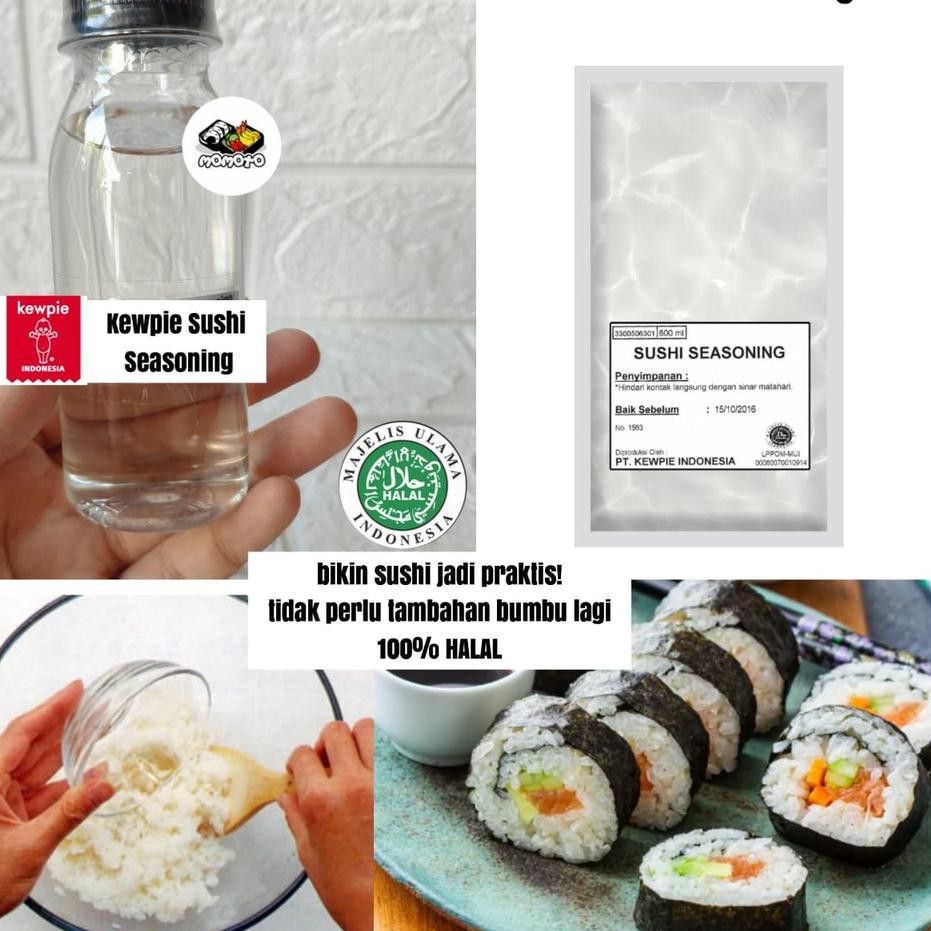

Terlaris Kewpie Cuka Sushi Seasoning Halal / Cuka Bumbu Nasi Sushi Gimbap Onigiri