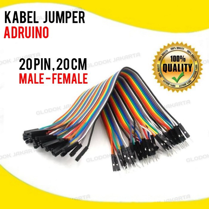 Kabel Jumper Male Female 20Pin 20cm Arduino