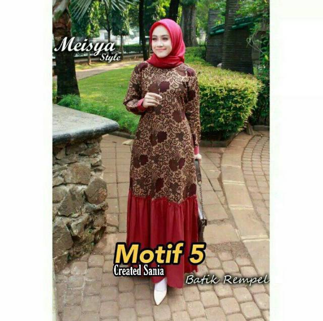 GAMIS BATIK REMPEL