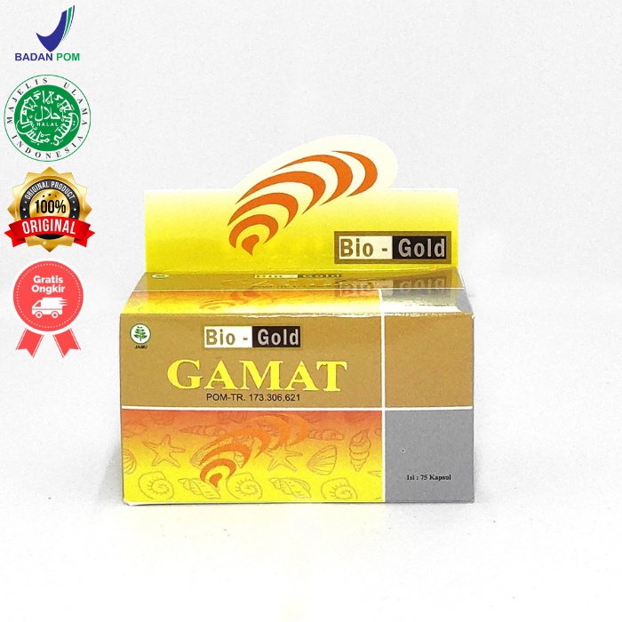 Kapsul Gamat Emas Bio Gold  Isi 75 Original BPOM