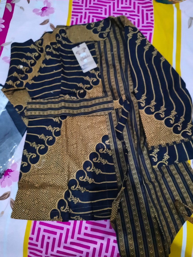 Batik Wanita Asj Sa Hrb026 Kenongo Kemeja Tosca Pendek