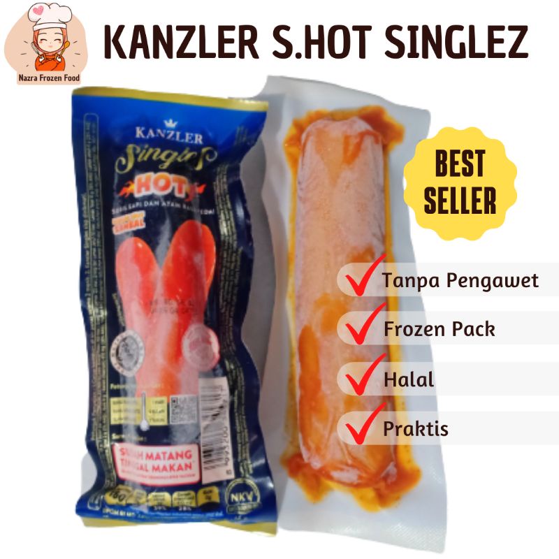 Jual Kanzler Sosis Single Sosis Pedas Siap Makan Shopee Indonesia