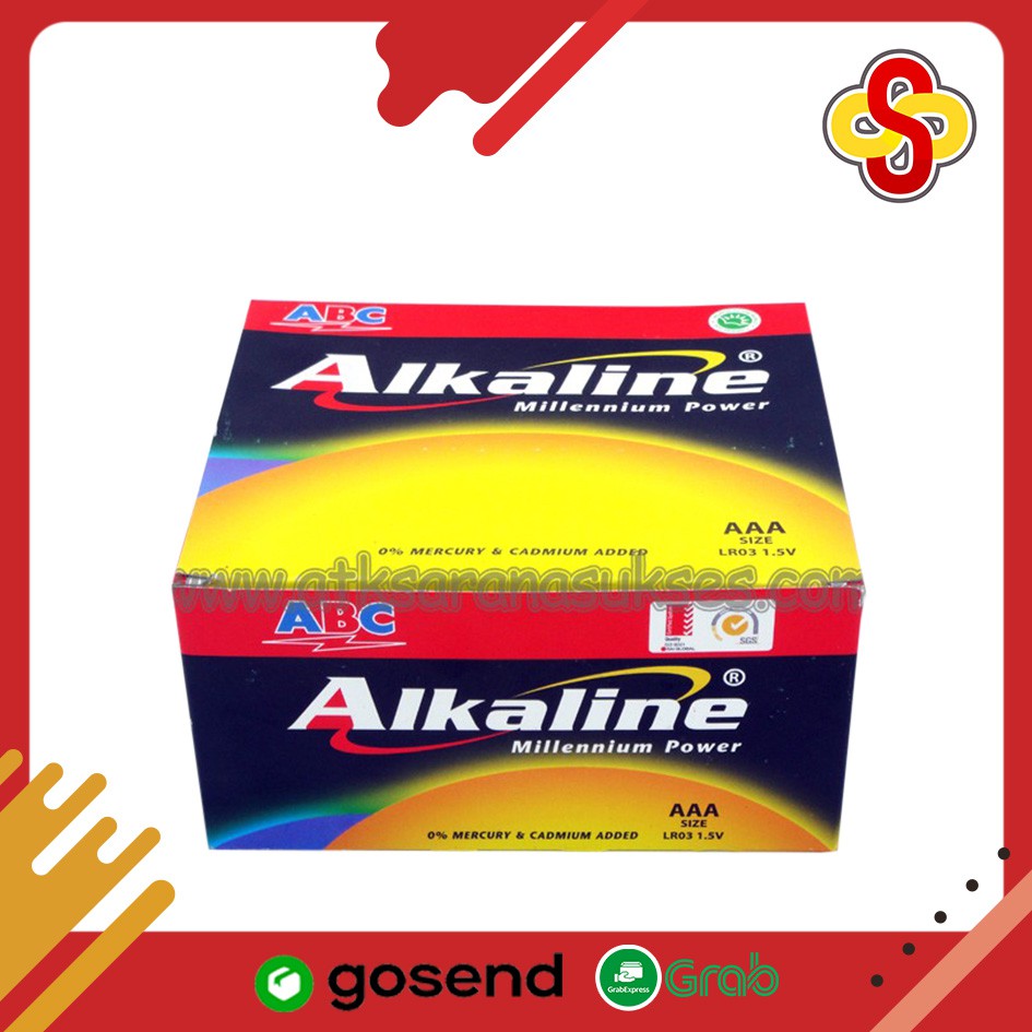 Baterai ABC Alkaline AAA LR-03 Isi 2 pcs