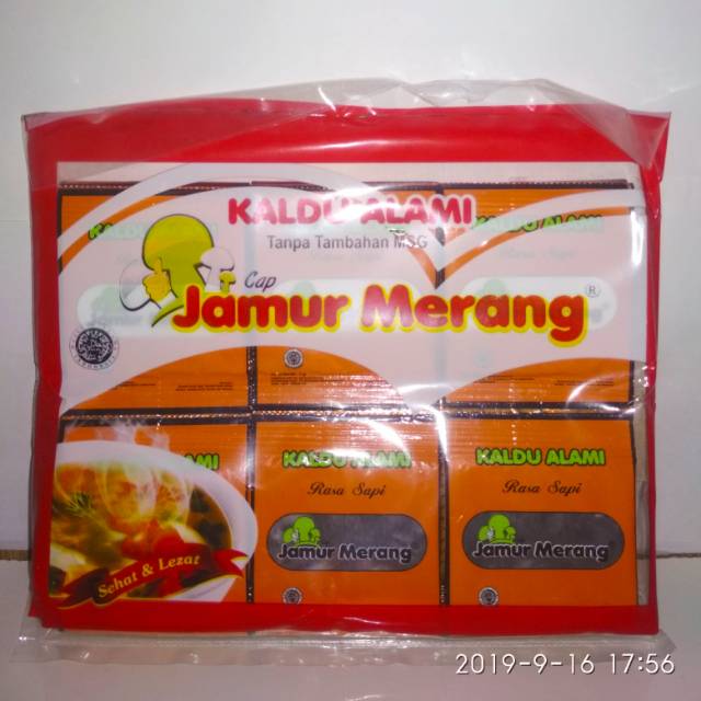 

Kaldu alami jamur merang rasa sapi kaldu alami sachet kaldu sapi Toserba Puji Soes