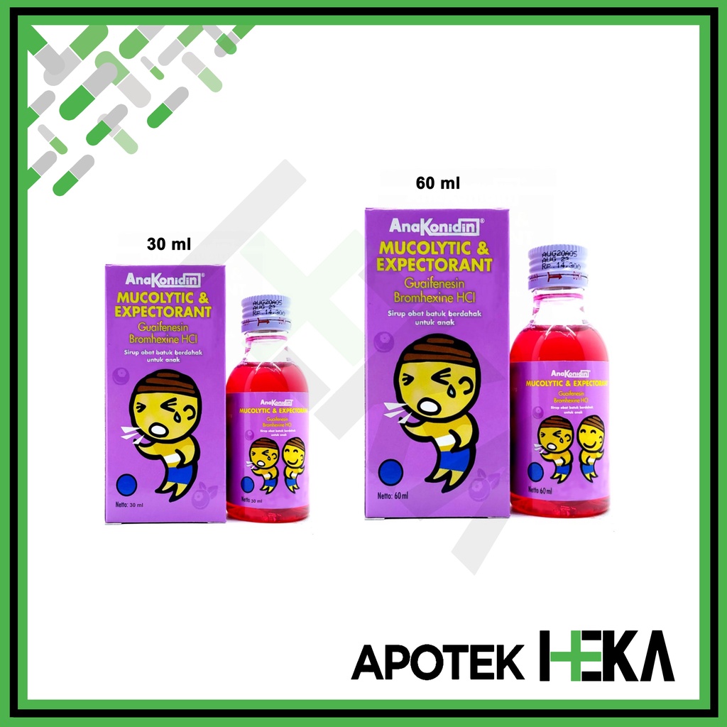 Anakonidin ME Mucolytic &amp; Expectorant Sirup Obat Batuk Berdahak Anak (SEMARANG)