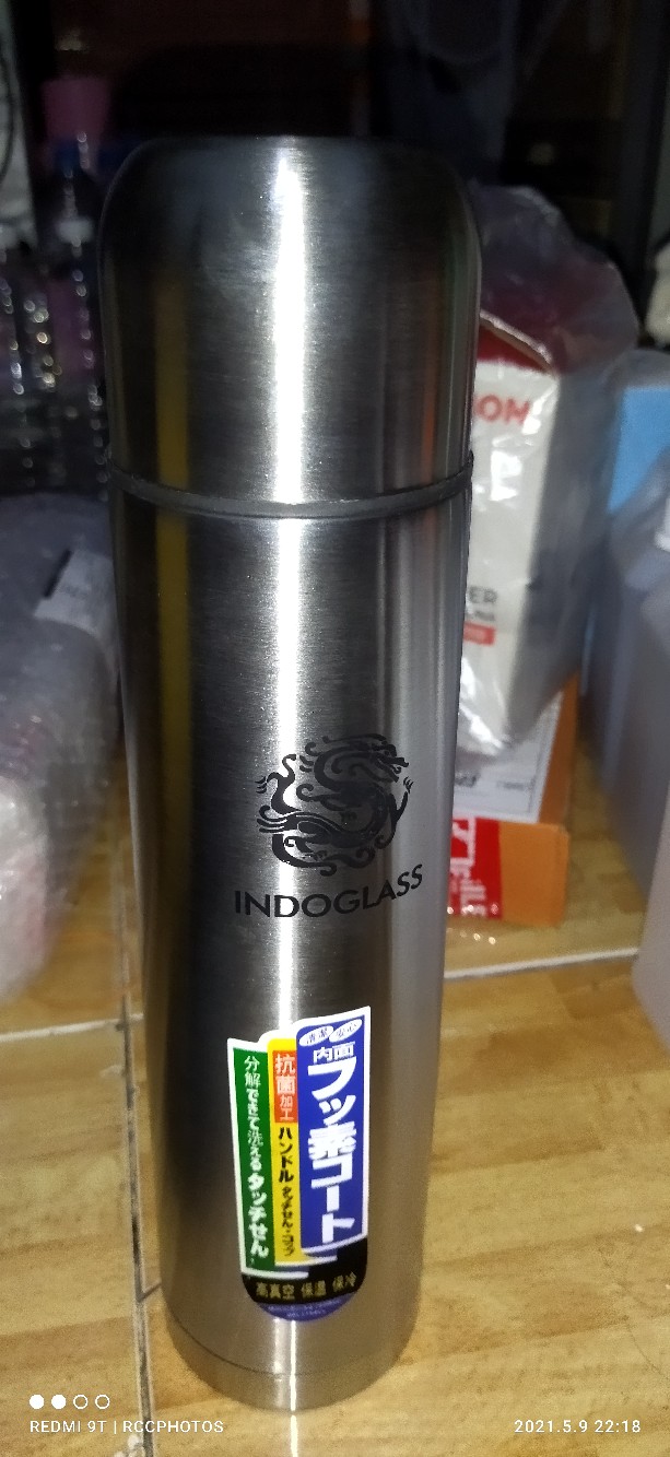 Termos Stainless Steel 1liter (termos Air Panas) Bonus Tas